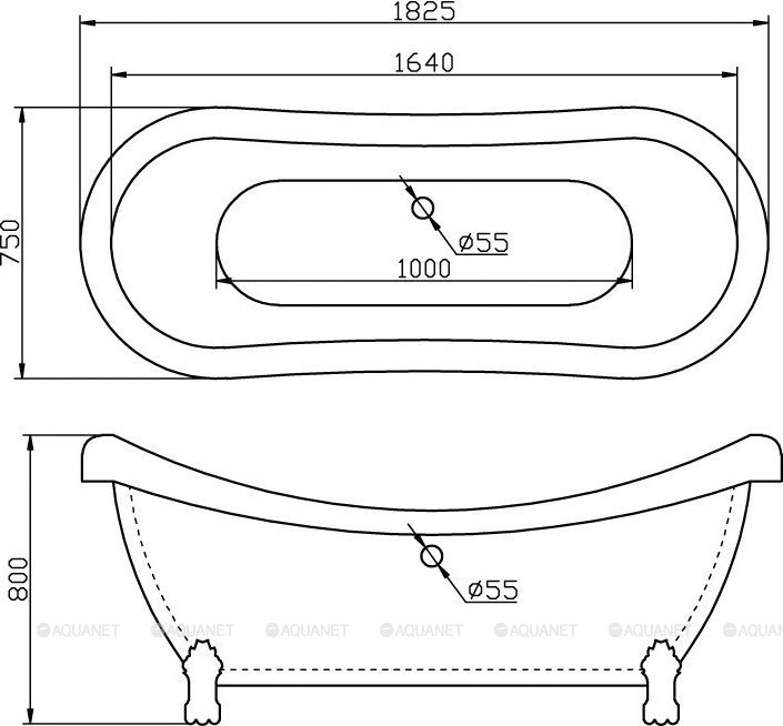 Акриловая ванна BELBAGNO BB05 Акриловая ванна BELBAGNO BB05