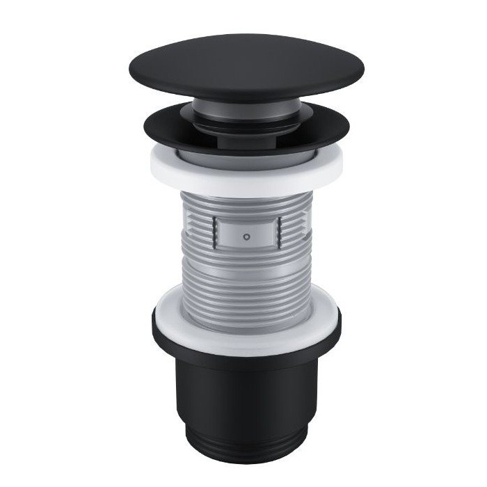 Пробка "click-clack" к сифону EXCELLENT (черный мат) Пробка "click-clack" к сифону EXCELLENT (черный мат)