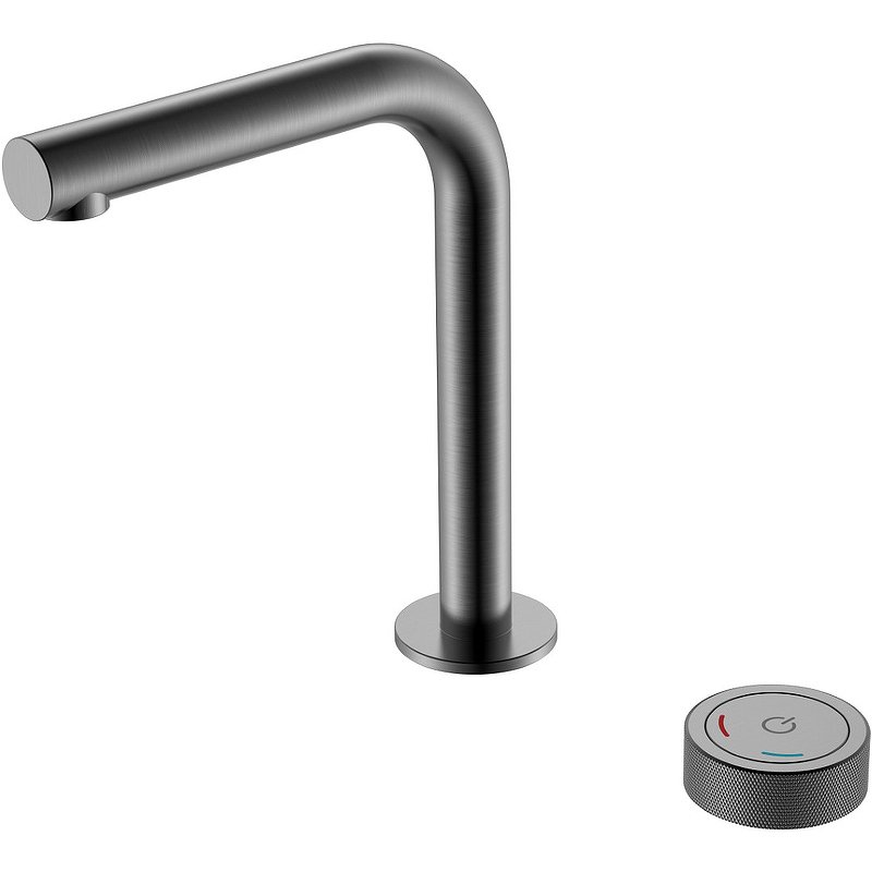 Смеситель автоматический для раковины на 2 отв. TECH Gun Metal Смеситель автоматический для раковины на 2 отв. TECH Gun Metal