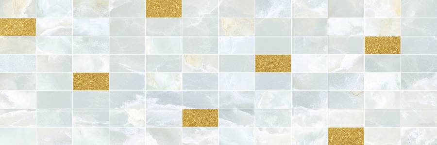 Декор Eden мозаичный светло-голубой золото MM60156 20х60,шт Декор Eden мозаичный светло-голубой золото MM60156 20х60,шт