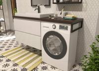 Комплект мебели Malibu Luxe 1550х500 левосторонний подвесной 2 ящика (ШхГхВ) 898х476х607 (без столешницы)