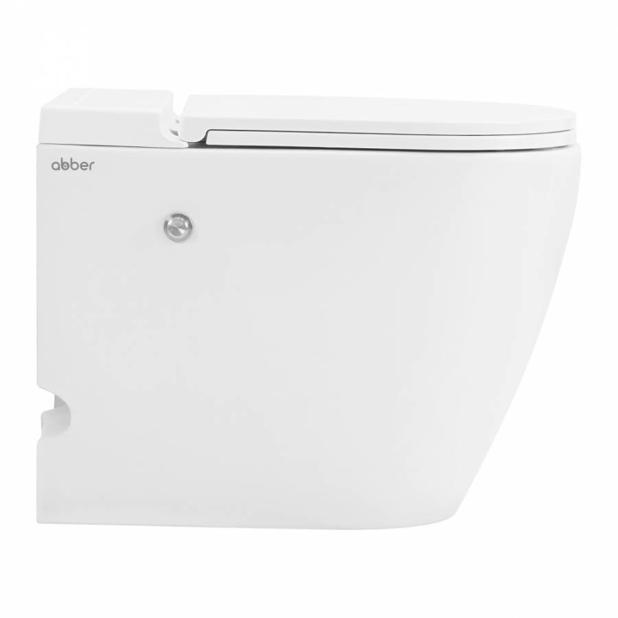 Приставной унитаз Abber Bequem AC1115P импульсный с микролифтом Приставной унитаз Abber Bequem AC1115P импульсный с микролифтом