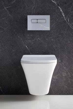 MARMI Чаша унитаза подвесного безободкового BB052CHR MARMI Чаша унитаза подвесного безободкового BB052CHR