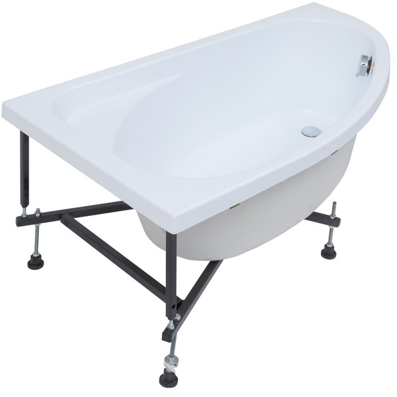 Акриловая ванна Aquanet Mia 140х80 246817 на каркасе Акриловая ванна Aquanet Mia 140х80 246817 на каркасе