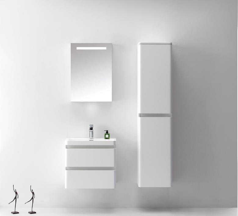Тумба с раковиной подвесная  BelBagno ENERGIA-N 60 Bianco Lucido, раковина белая Тумба с раковиной подвесная  BelBagno ENERGIA-N 60 Bianco Lucido, раковина белая