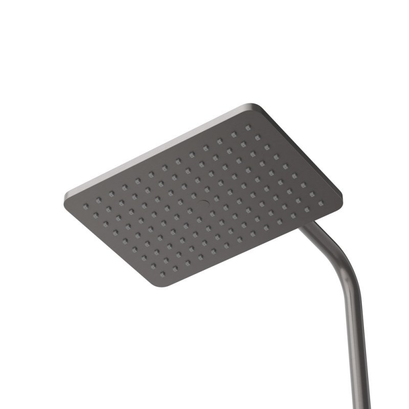 SLIDER-CD-GM Душевая стойка со смесителем, оружейная сталь SLIDER-CD-GM Душевая стойка со смесителем, оружейная сталь