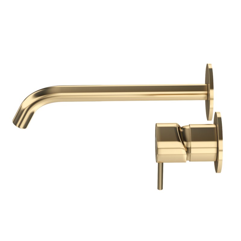 LEAF-BLI2-L-GM Смеситель для раковины встраиваемый однорычажный, на два отверстия, длина излива 23 см, исполнение Gunmetal PVD LEAF-BLI2-L-GM Смеситель для раковины встраиваемый однорычажный, на два отверстия, длина излива 23 см, исполнение Gunmetal PVD