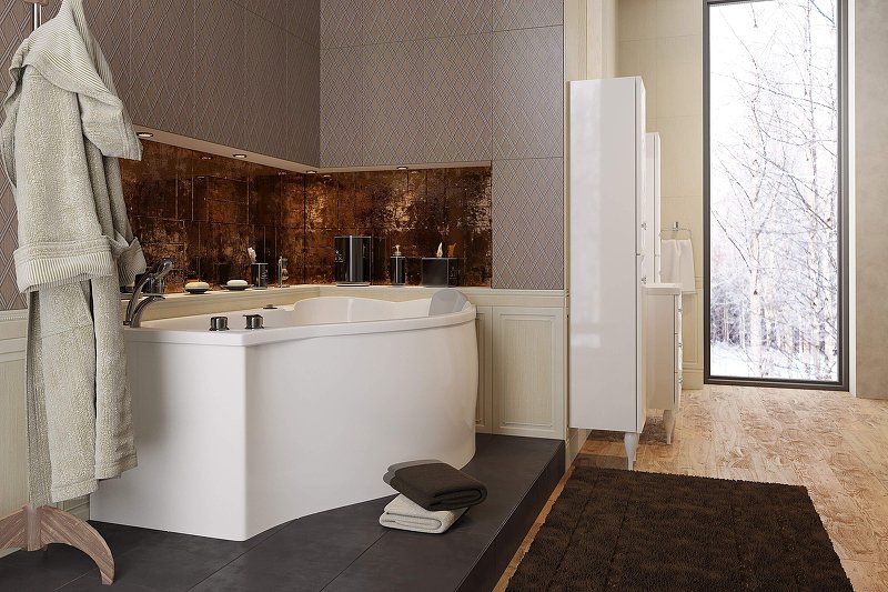 Акриловая ванна 1Marka Gracia 170х100 R 01гр1710п Акриловая ванна 1Marka Gracia 170х100 R 01гр1710п