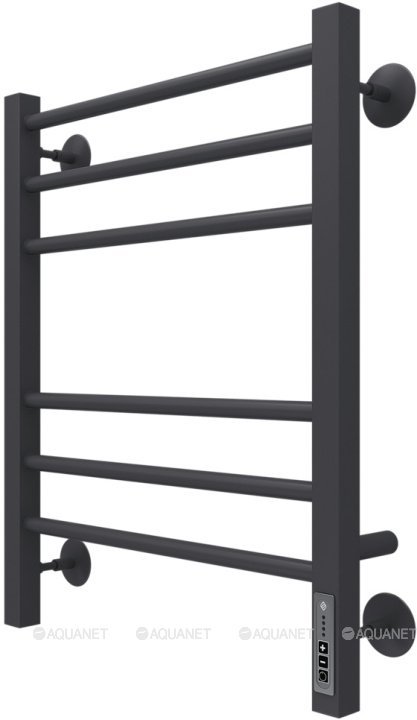 Полотенцесушитель Terminus Сицилия П6 450х600 электро КС 9005 матовый  Полотенцесушитель Terminus Сицилия П6 450х600 электро КС 9005 матовый