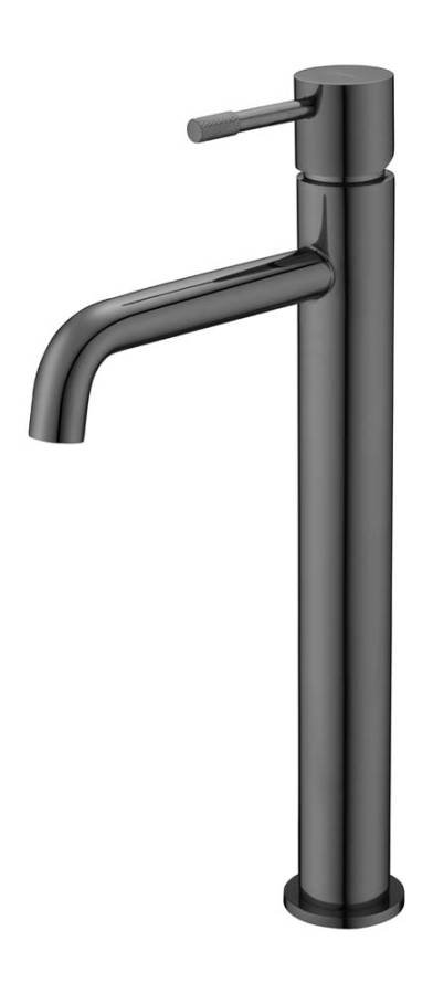 Смеситель для умывальника высокий, Uno. Shine Gun Metall Смеситель для умывальника высокий, Uno. Shine Gun Metall