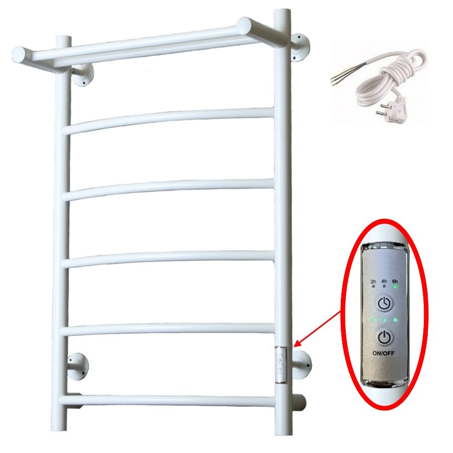 Полотенцесушитель Пэк сп 5 П 80х50 белый ВГП Полотенцесушитель Пэк сп 5 П 80х50 белый ВГП