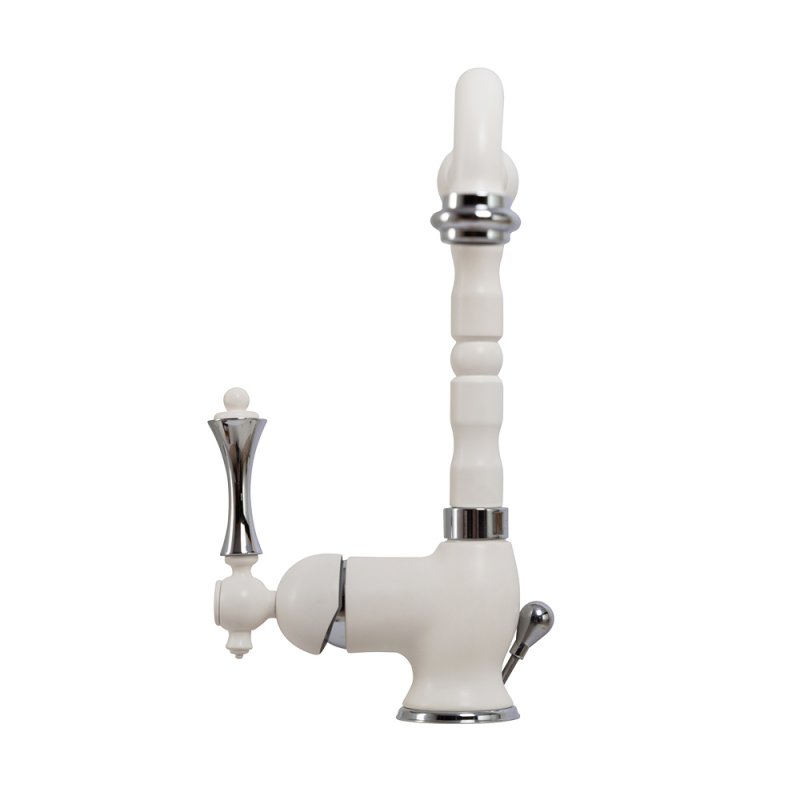 MARGOT-LSM2-03/24-N Смеситель для раковины однорычажный с донным клапаном, исполнение золото, ручка чёрная MARGOT-LSM2-03/24-N Смеситель для раковины однорычажный с донным клапаном, исполнение золото, ручка чёрная