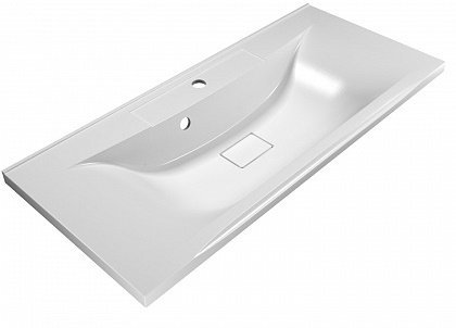 Тумба с раковиной подвесная BelBagno MARINO-H60 100 Bianco Lucido, раковина белая Тумба с раковиной подвесная BelBagno MARINO-H60 100 Bianco Lucido, раковина белая