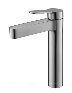 DELTA Смеситель для накладных раковин без донного клапана, нержавеющая сталь, исполнение сатин DEL-LMC-IN DELTA Смеситель для накладных раковин без донного клапана, нержавеющая сталь, исполнение сатин DEL-LMC-IN