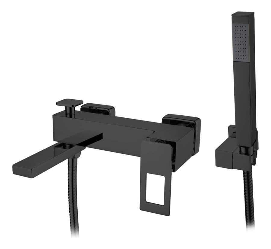Смеситель для ванны Q BlackBlack_Комплект Смеситель для ванны Q BlackBlack_Комплект