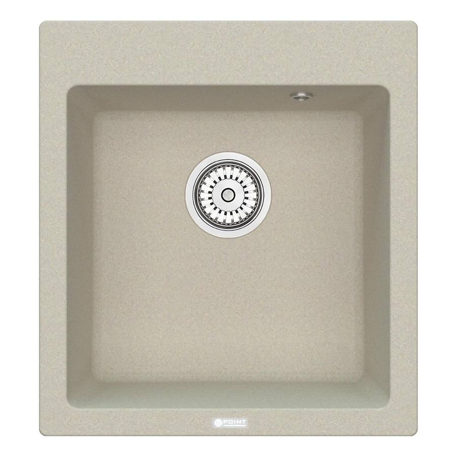 Мойка кухонная Point Моко 47 PN3006BG, светло-бежевый Мойка кухонная Point Моко 47 PN3006BG, светло-бежевый