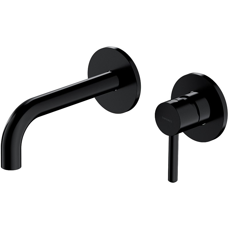 Смеситель для умывальника скрытого монтажа OMNIRES Y Y1215HBL (черный) Смеситель для умывальника скрытого монтажа OMNIRES Y Y1215HBL (черный)