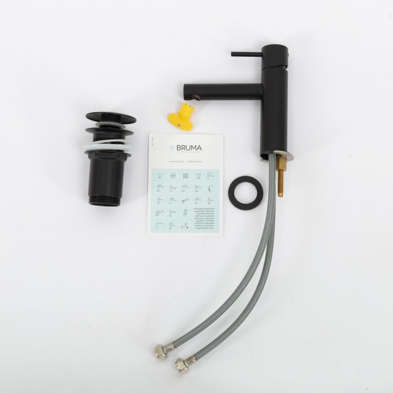 LEAF-LSM1-L-ST Смеситель для раковины однорычажный, с донным клапаном, исполнение Satinox LEAF-LSM1-L-ST Смеситель для раковины однорычажный, с донным клапаном, исполнение Satinox