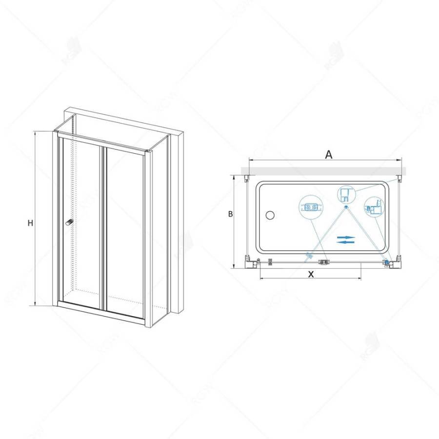 Душевой уголок RGW CL-41 P (CL-21 + 2Z-12) 04094108-11P Душевой уголок RGW CL-41 P (CL-21 + 2Z-12) 04094108-11P