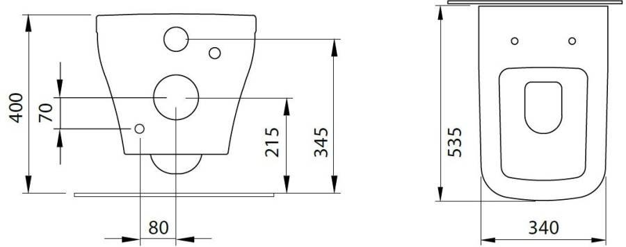 Чаша подвесного унитаза Allen Brau Infinity 4.21011.31 черный матовый Чаша подвесного унитаза Allen Brau Infinity 4.21011.31 черный матовый