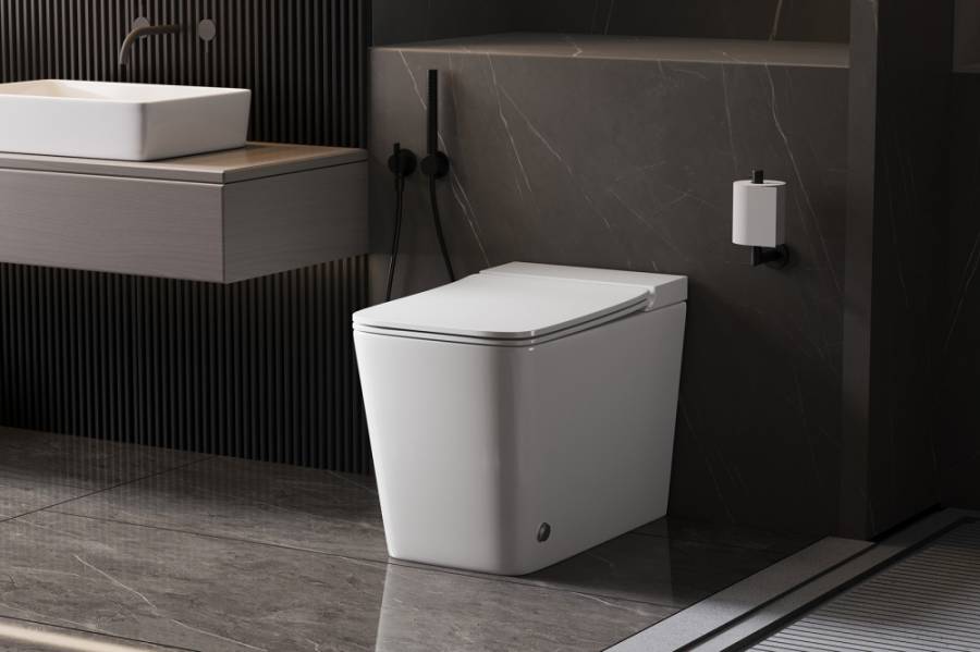 Приставной унитаз Abber Rechteck AC1213P импульсный с микролифтом Приставной унитаз Abber Rechteck AC1213P импульсный с микролифтом