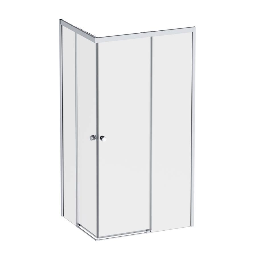 W94G-403-10080-MТ Душевое ограждение X-Joy Square Slide 100х80, мат Хром, прозрачное W94G-403-10080-MТ Душевое ограждение X-Joy Square Slide 100х80, мат Хром, прозрачное
