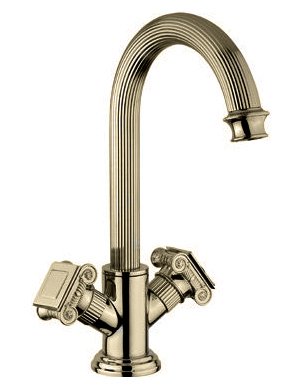 OLIMP-LS2-03/24-Sw Смеситель на раковину с донным клапаном, золото, ручки Swarovski OLIMP-LS2-03/24-Sw Смеситель на раковину с донным клапаном, золото, ручки Swarovski