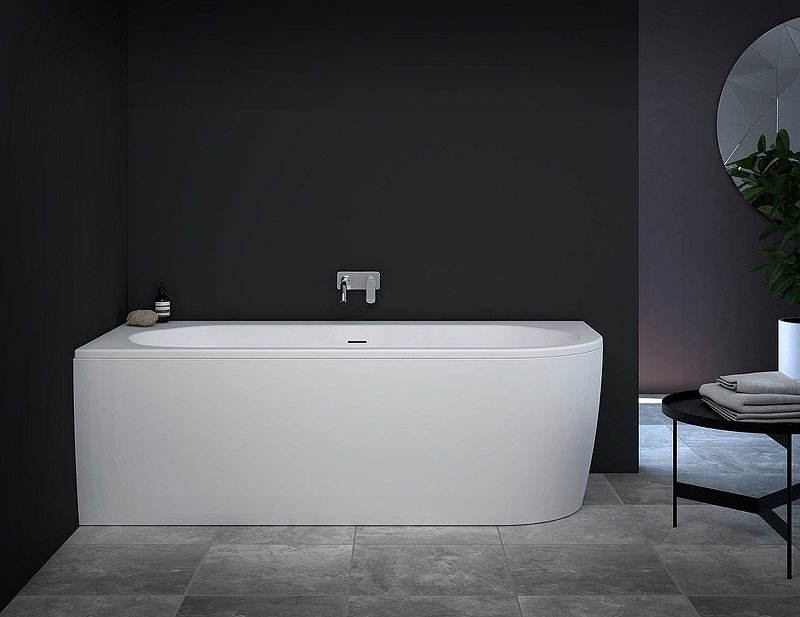 Акриловая ванна CEZARES SLIM CORNER-180-80-60-L-W37-SET Акриловая ванна CEZARES SLIM CORNER-180-80-60-L-W37-SET