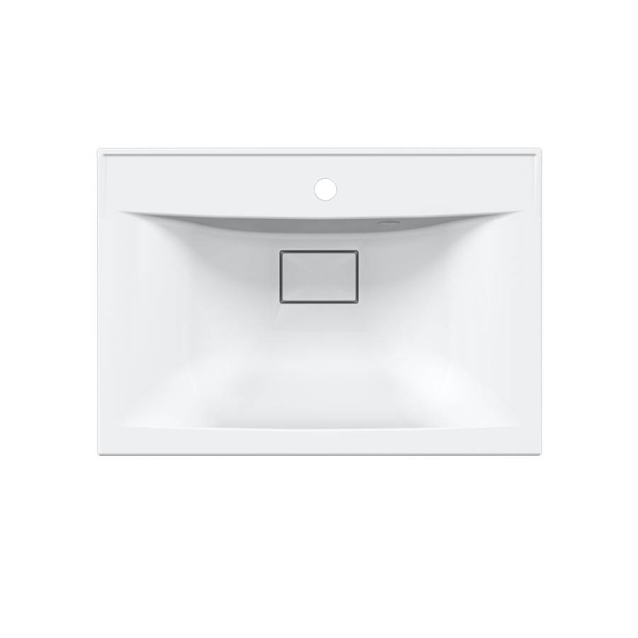 Раковина VCB-3M650W из искусственного камня, цвет белый Раковина VCB-3M650W из искусственного камня, цвет белый