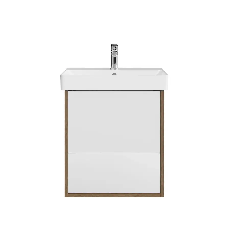 Тумба PRO подвесная 2 ящика 55, швейцарский вяз Тумба PRO подвесная 2 ящика 55, швейцарский вяз