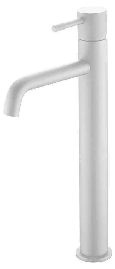Смеситель для умывальника высокий, Uno. Matt White Смеситель для умывальника высокий, Uno. Matt White