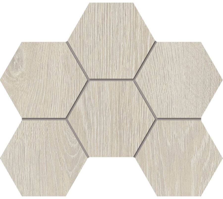 Мозаика KW00 Hexagon 25x28,5 структур. Мозаика KW00 Hexagon 25x28,5 структур.