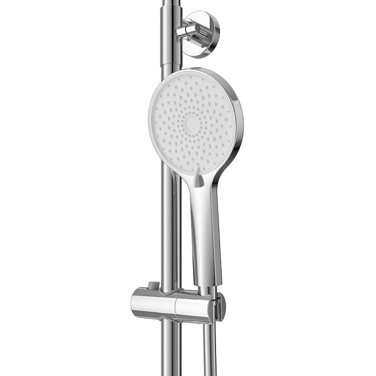 STYLUS-CD-BORO Душевая стойка со смесителем, брашированное золото STYLUS-CD-BORO Душевая стойка со смесителем, брашированное золото