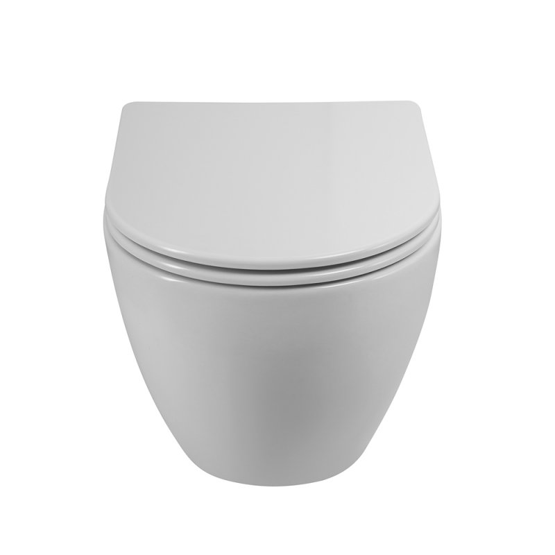 STYLUS-TOR Чаша подвесного унитаза безободкового с системой смыва "Торнадо",  CZR-6601-TH-TOR STYLUS-TOR Чаша подвесного унитаза безободкового с системой смыва "Торнадо",  CZR-6601-TH-TOR