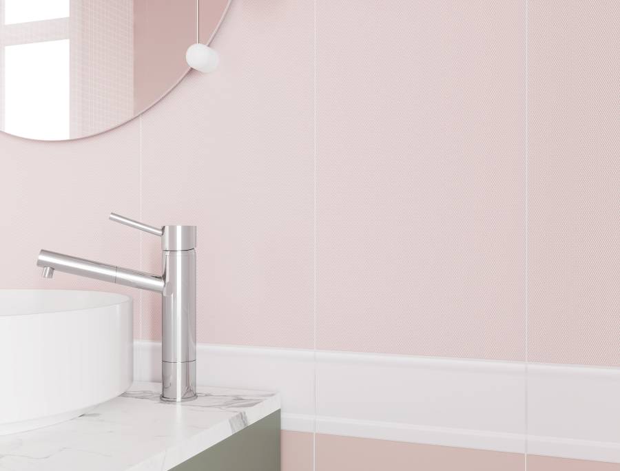 Плитка Meissen Keramik Trendy светло-розовый 25x75 TYU471 Плитка Meissen Keramik Trendy светло-розовый 25x75 TYU471