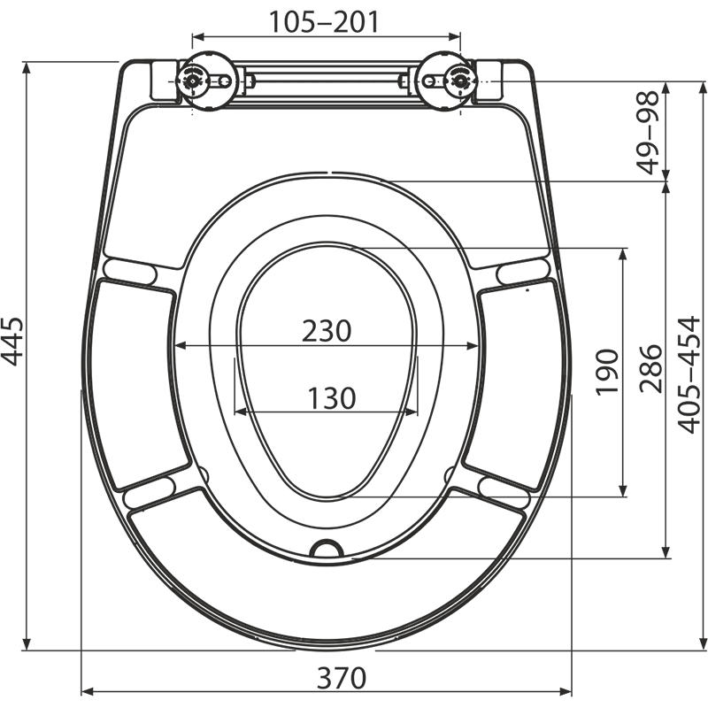 Сиденье для унитаза универсальное SOFTCLOSE со встроенным вкладышем, Дюропласт A606 AlcaPlast Сиденье для унитаза универсальное SOFTCLOSE со встроенным вкладышем, Дюропласт A606 AlcaPlast
