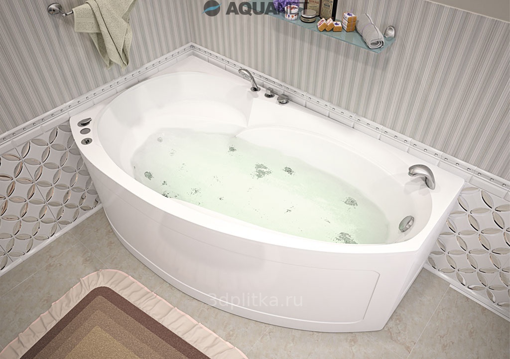 Акриловая ванна Aquanet Jersey 170x90 R (с каркасом) Акриловая ванна Aquanet Jersey 170x90 R (с каркасом)