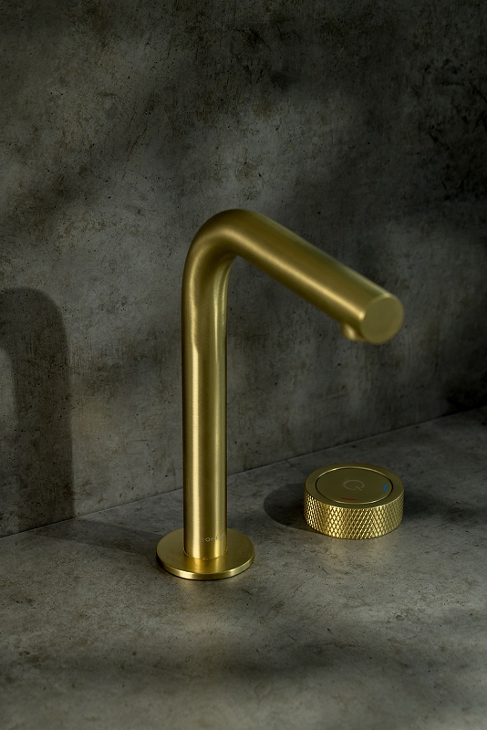 Смеситель автоматический для раковины на 2 отв. TECH Matt Gold Смеситель автоматический для раковины на 2 отв. TECH Matt Gold