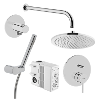 Набор встроенной душевой системы Origin,
хром