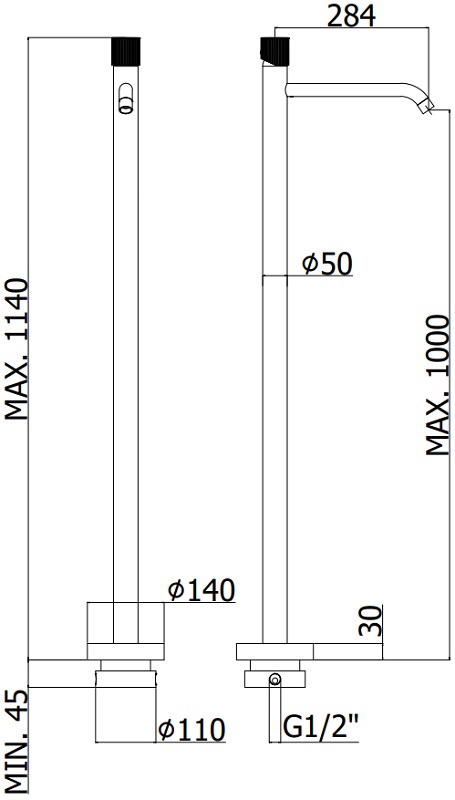 Смеситель для раковины Paffoni Jo JO031CR Смеситель для раковины Paffoni Jo JO031CR