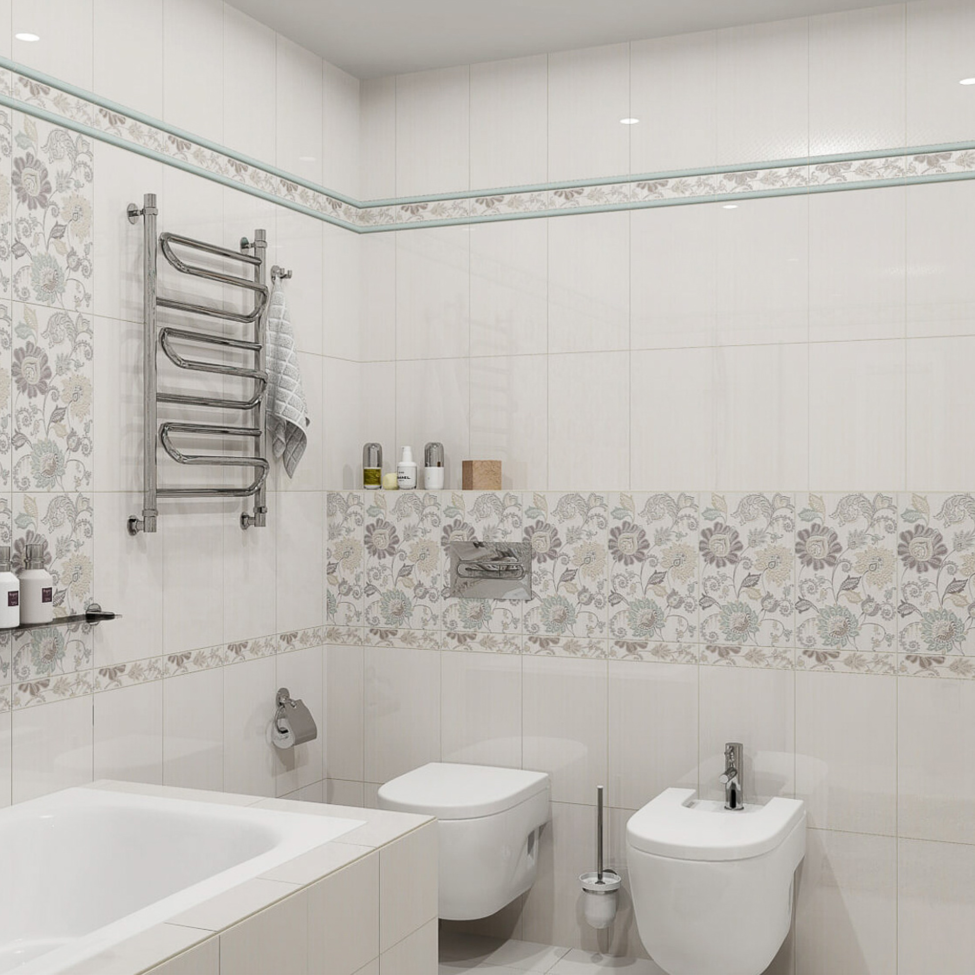 Бордюр 6235\7 Луиза 5.4*25, шт Бордюр 6235\7 Луиза 5.4*25, шт