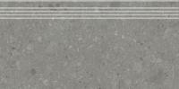 Ступень Чеппо ди Гре серый тёмный матовый обрезной 30x60x0,9