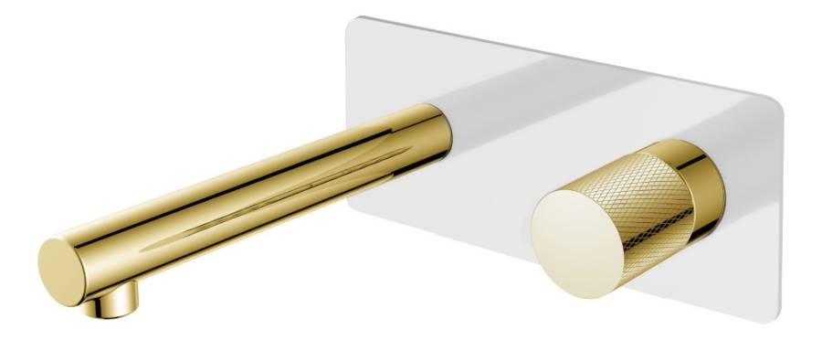 Смеситель STICK из стены WHITE TOUCH GOLD Смеситель STICK из стены WHITE TOUCH GOLD