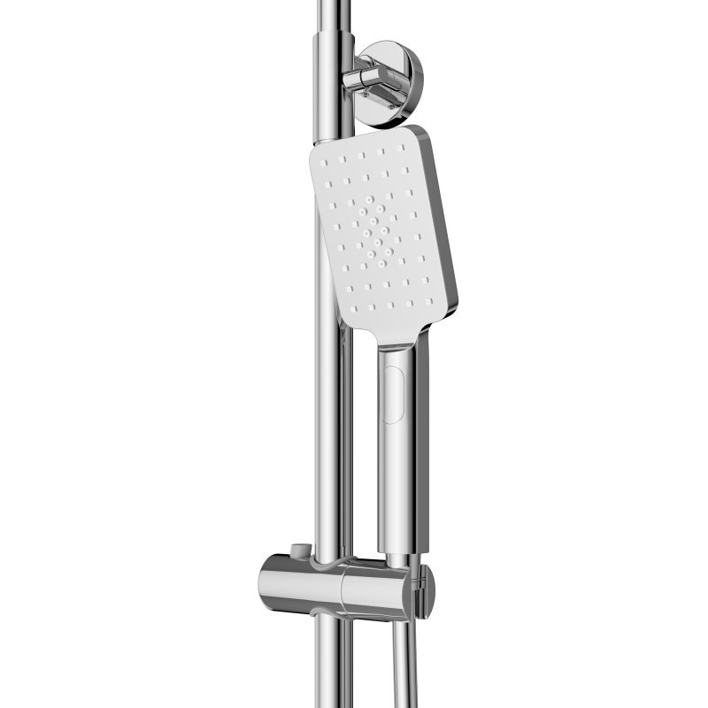 SLIDER-CD-GM Душевая стойка со смесителем, оружейная сталь SLIDER-CD-GM Душевая стойка со смесителем, оружейная сталь