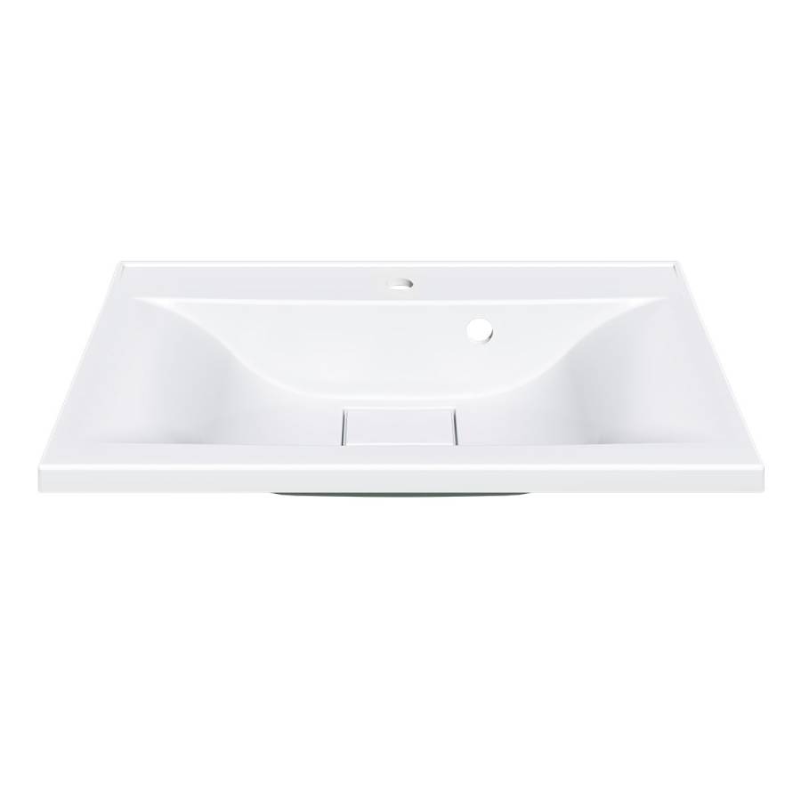 Раковина VCB-3M650W из искусственного камня, цвет белый Раковина VCB-3M650W из искусственного камня, цвет белый