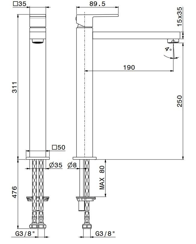 Гибкая подводка, комллект креплений, инструкция по монтажу, гарантийный талон. Гибкая подводка, комллект креплений, инструкция по монтажу, гарантийный талон.