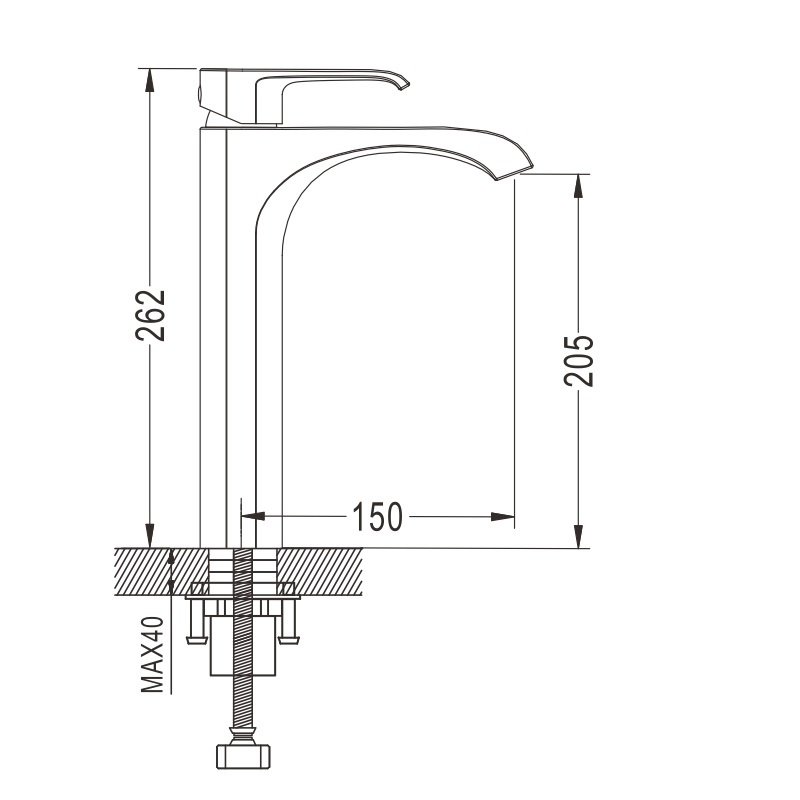 Смеситель для раковины латунь R1711 Смеситель для раковины латунь R1711