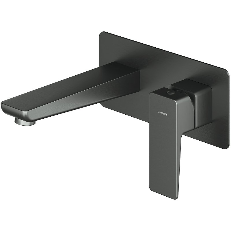 Смеситель для умывальника скрытого монтажа OMNIRES PARMA PM7415GR (графит) Смеситель для умывальника скрытого монтажа OMNIRES PARMA PM7415GR (графит)
