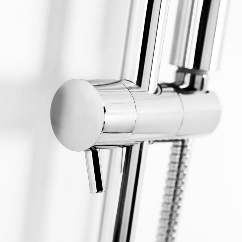 UNO-SAL-CRM Душевая штанга с подвижным держателем для душа Исполнение: Хром  UNO-SAL-CRM Душевая штанга с подвижным держателем для душа Исполнение: Хром