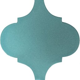 Плитка настенная 65006 Арабески Майолика бирюза 26*30*7 (10шт\0.59м2), м2